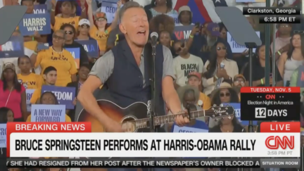'Powerful Moment': CNN Airs Bruce Springsteen Concert For Kamala Harris For Multiple Songs as Wolf Blitzer GUSHES